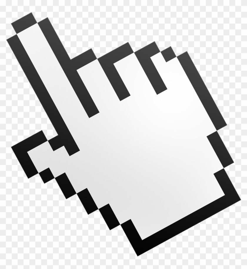 840x913 Computer Mouse Pointer Cursor Hand Clip Art