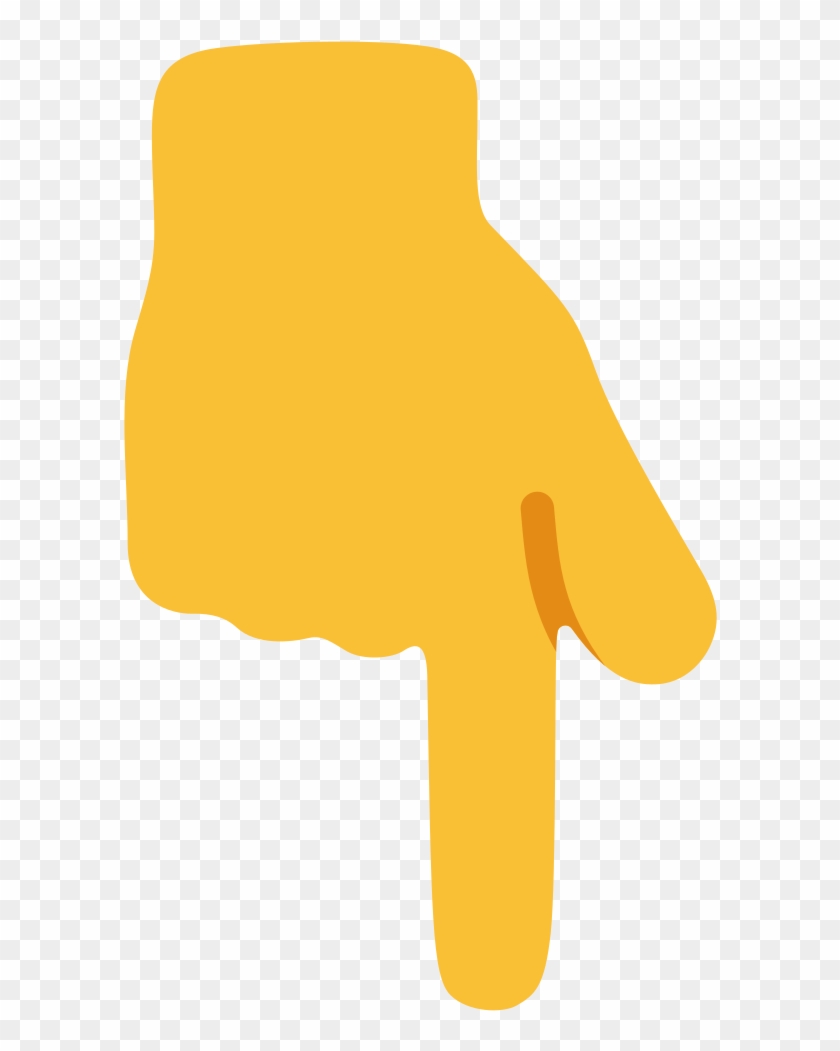 840x1051 Hand Emoji Clipart Pointed Finger X Free