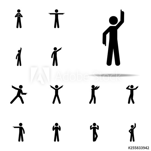 500x500 Man Finger Icon Man Pointing Finger Icons Universal Set For Web