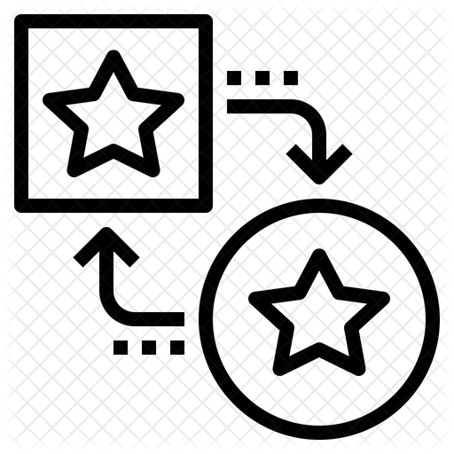 512x512 Exchange Points Icon Of Line Style