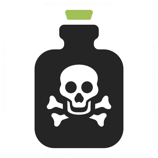512x512 Poison Icon Iconexperience