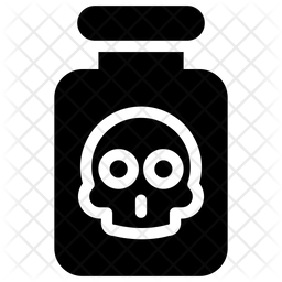 256x256 Poison Icon Of Glyph Style