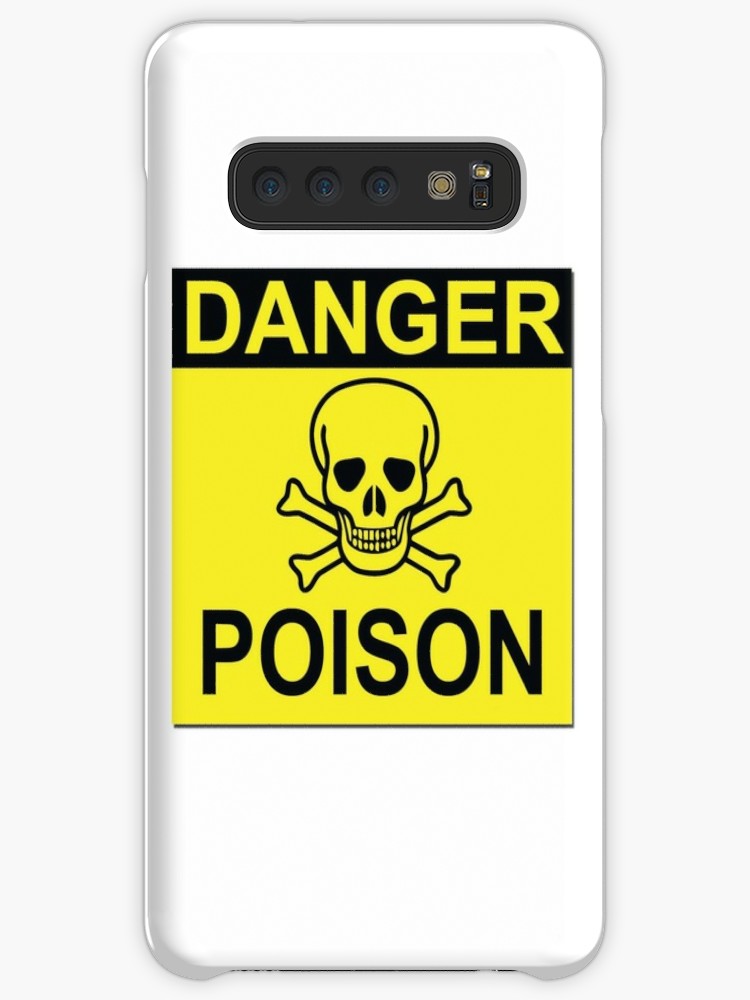 750x1000 Danger Poison Icon Case Skin For Samsung Galaxy