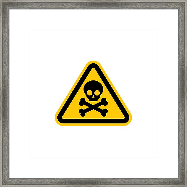600x600 Skull And Bones Logo Warning Attention Icon Poison Symbol Flat
