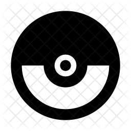 Pokeball Icon Of Glyph Style 256x256 Pokeball Icon Of Glyph Style