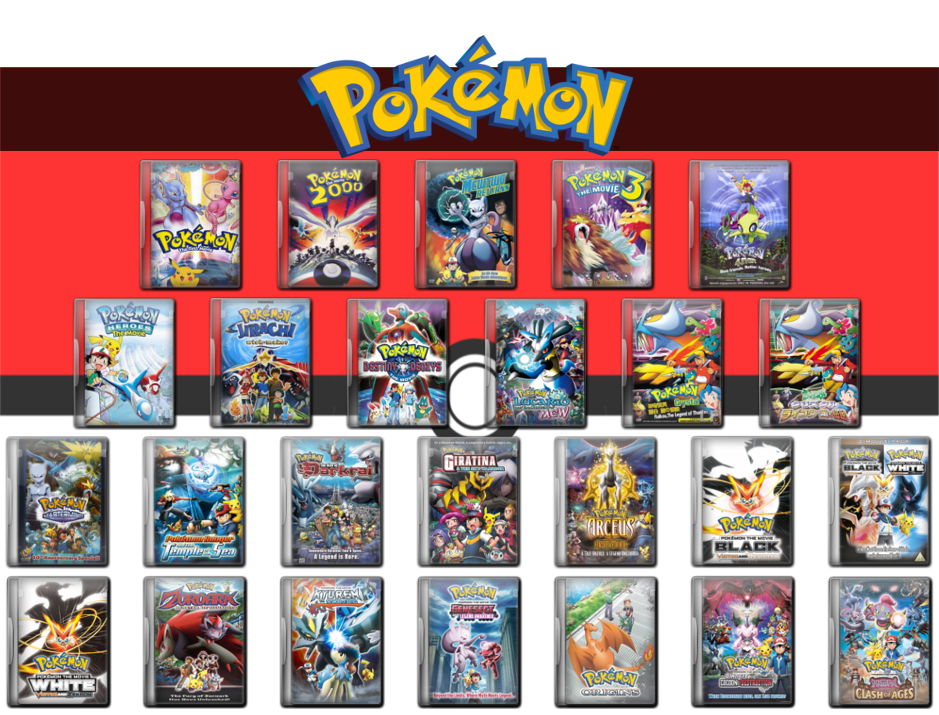 939x715 Pokemon Complete Movie Icon Collection