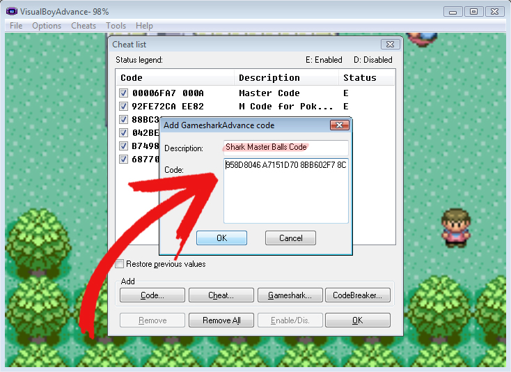 734x534 How To Catch A Shiny In Emerald Through Gamesharking