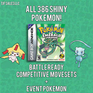 300x300 Authentic Pokemon Emerald Unlocked All Shiny Pokemon