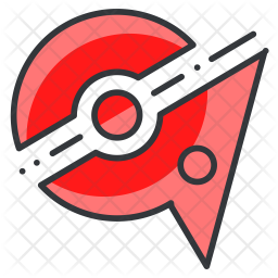 256x256 Pokemon Icon Of Colored Outline Style
