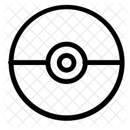 256x256 Pokemon Icon Of Line Style