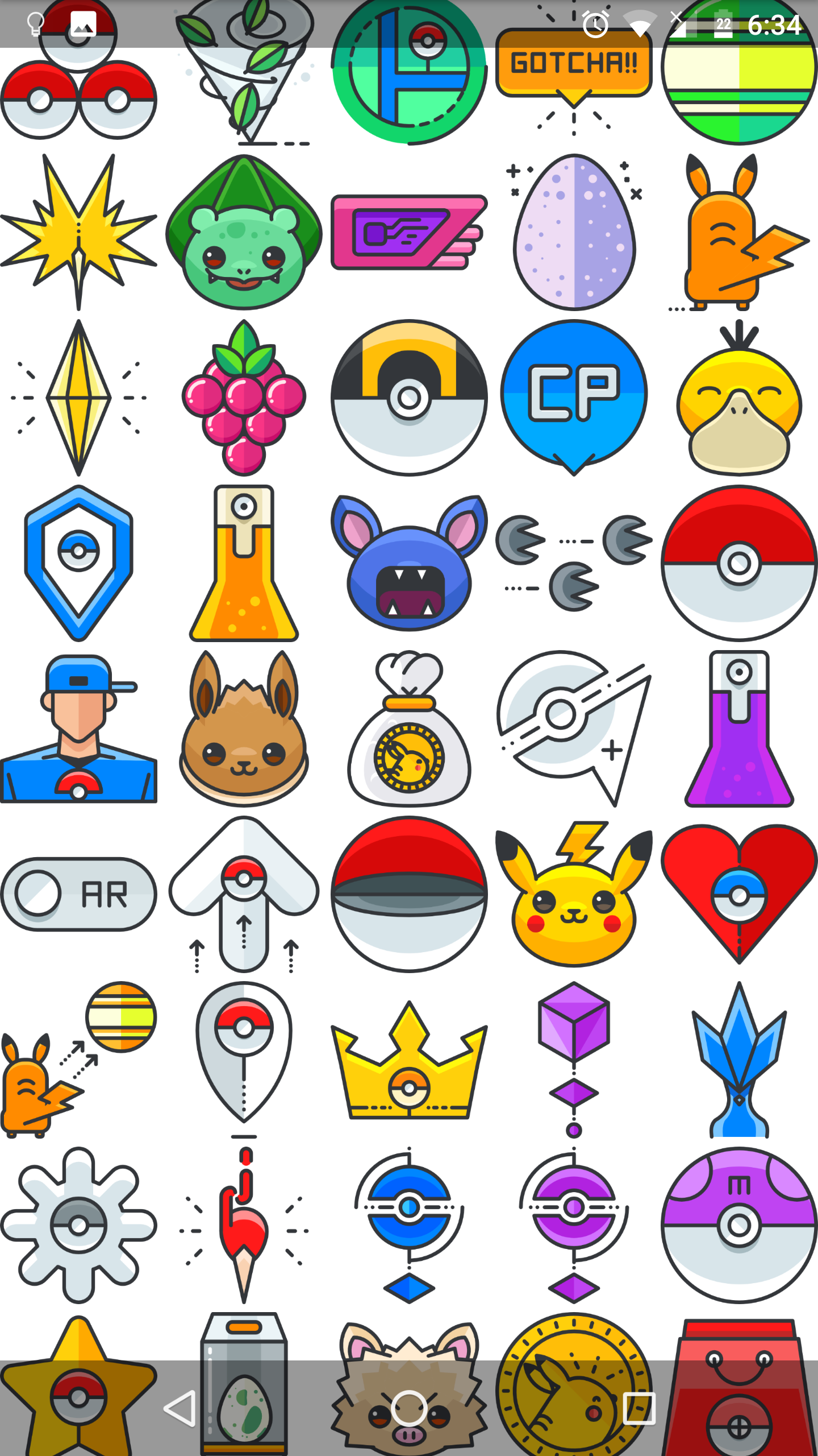 1440x2560 Icons Anyone Know A Similar Looking Icon Pack To This Pokemon One