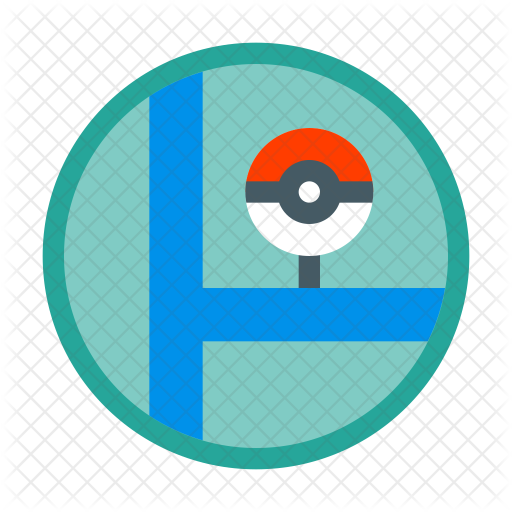 512x512 Map Pokemon Icon Of Flat Style