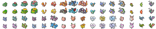 640x120 Pokemon Sprites Pokemon Icon Generator