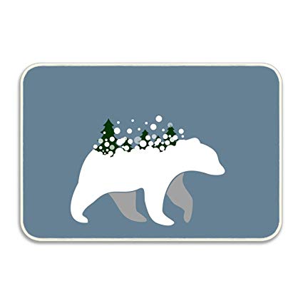 425x425 Starfactr Polar Bear Icon Doormat Kitchen Floor Bath
