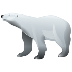 256x256 Polar Bear Icon Download Brilliant Animals Icons Iconspedia