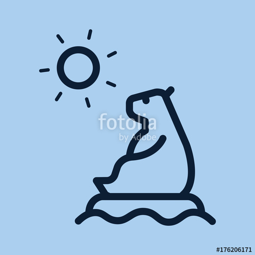 500x500 Polar Bear Icon Stock Image And Royalty Free Vector