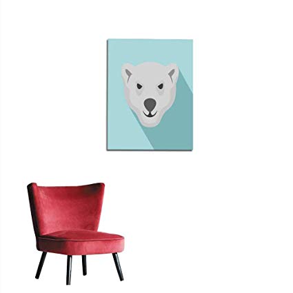 425x425 Longbuyer Wall Sticker Decals Hungry Head Of Polar