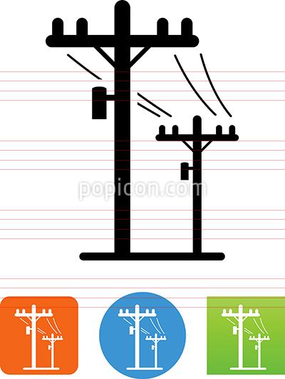 400x531 Telephone Poles Icon