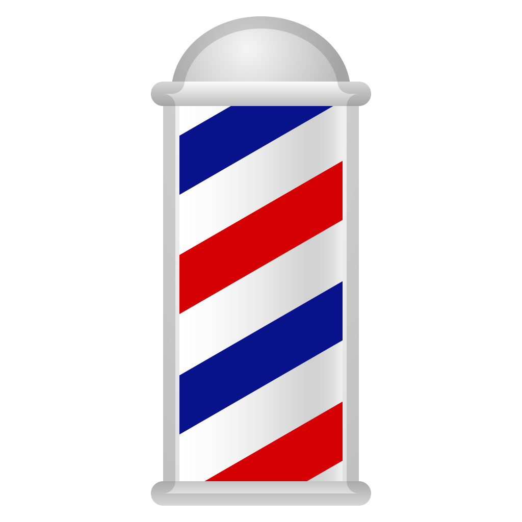 1024x1024 Barber Pole Icon Noto Emoji Travel Places Iconset Google