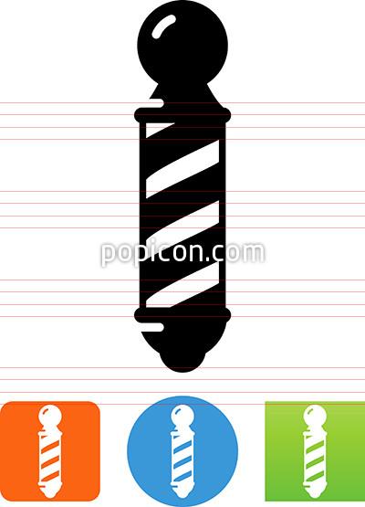 400x555 Barbershop Pole Icon