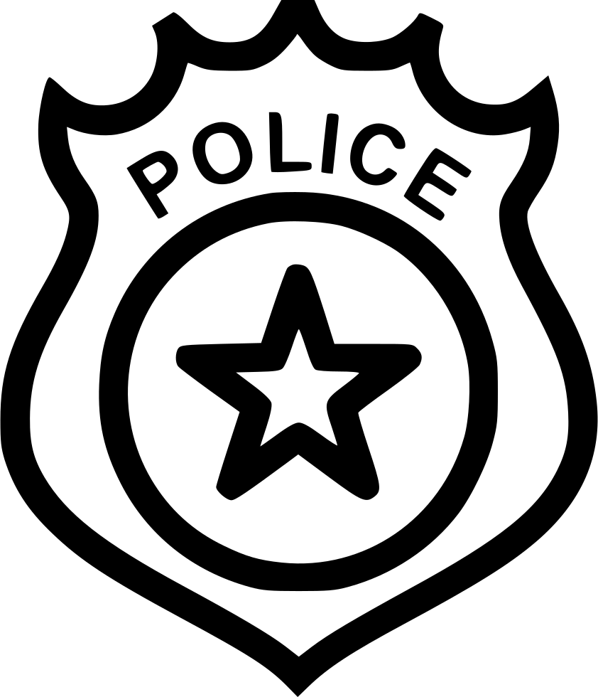 842x980 Police Badge Png Icon Free Download