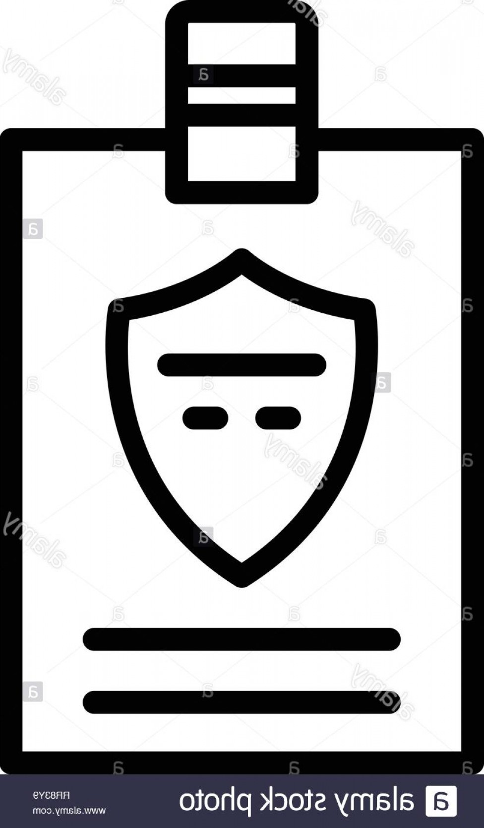 976x1668 Id Police Badge Icon Outline Style Image Hoodamathrun