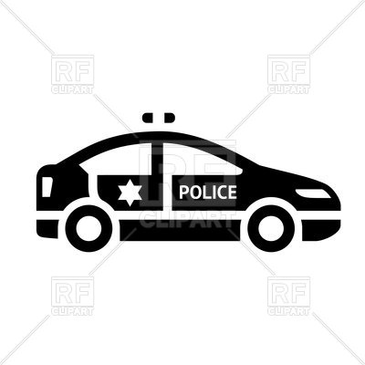 Police Car Icon Vector Image Of Signs, Symbols, Maps 400x400 Police Car Icon Vector Image Of Signs, Symbols, Maps