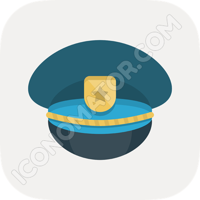 409x409 Police Hat Icon