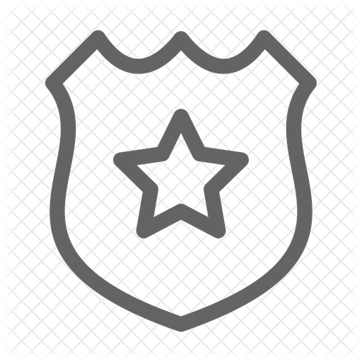 512x512 Police Icon Of Line Style