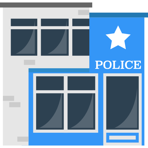 512x512 Police Station, Prison, Buildings, Jail, Police Icon