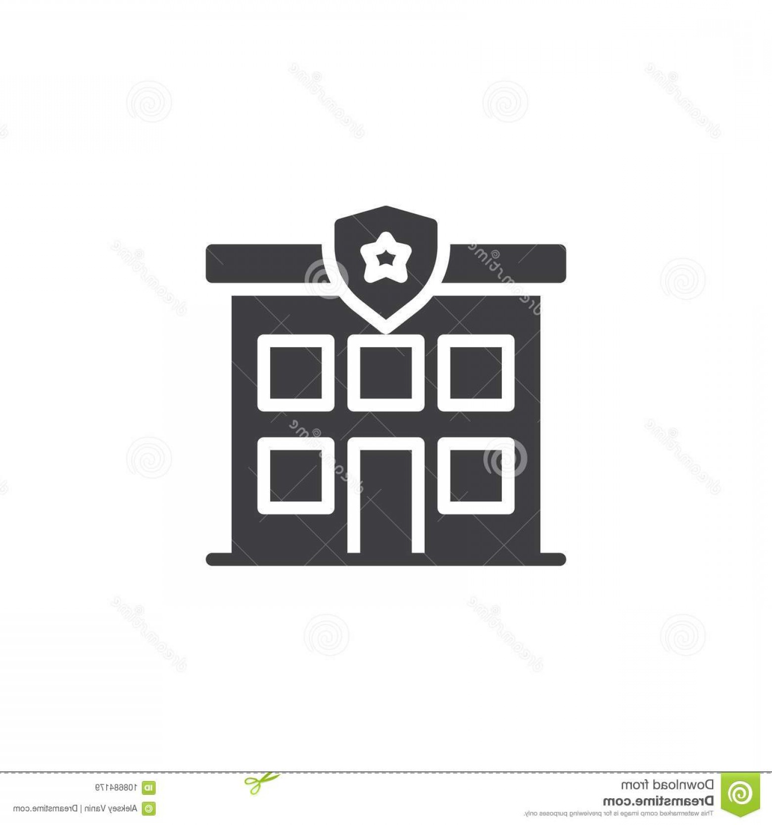 1560x1668 Police Station Icon Vector Police Station Icon Vector Filled Flat