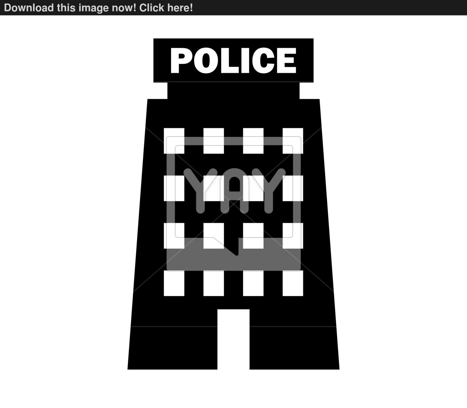 1600x1400 Police Station Icon Vector