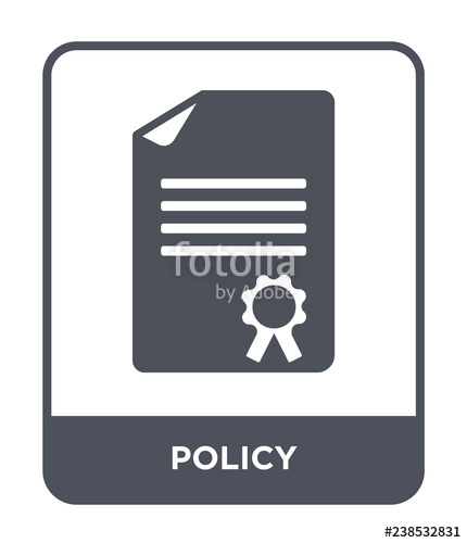 430x500 Policy Icon Vector Stock Image And Royalty Free Vector
