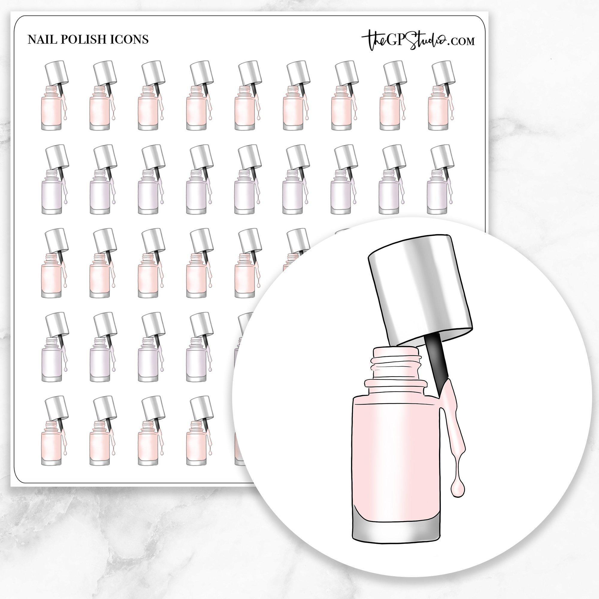 2000x2000 Nail Polish Icon Planner The Gp Studio