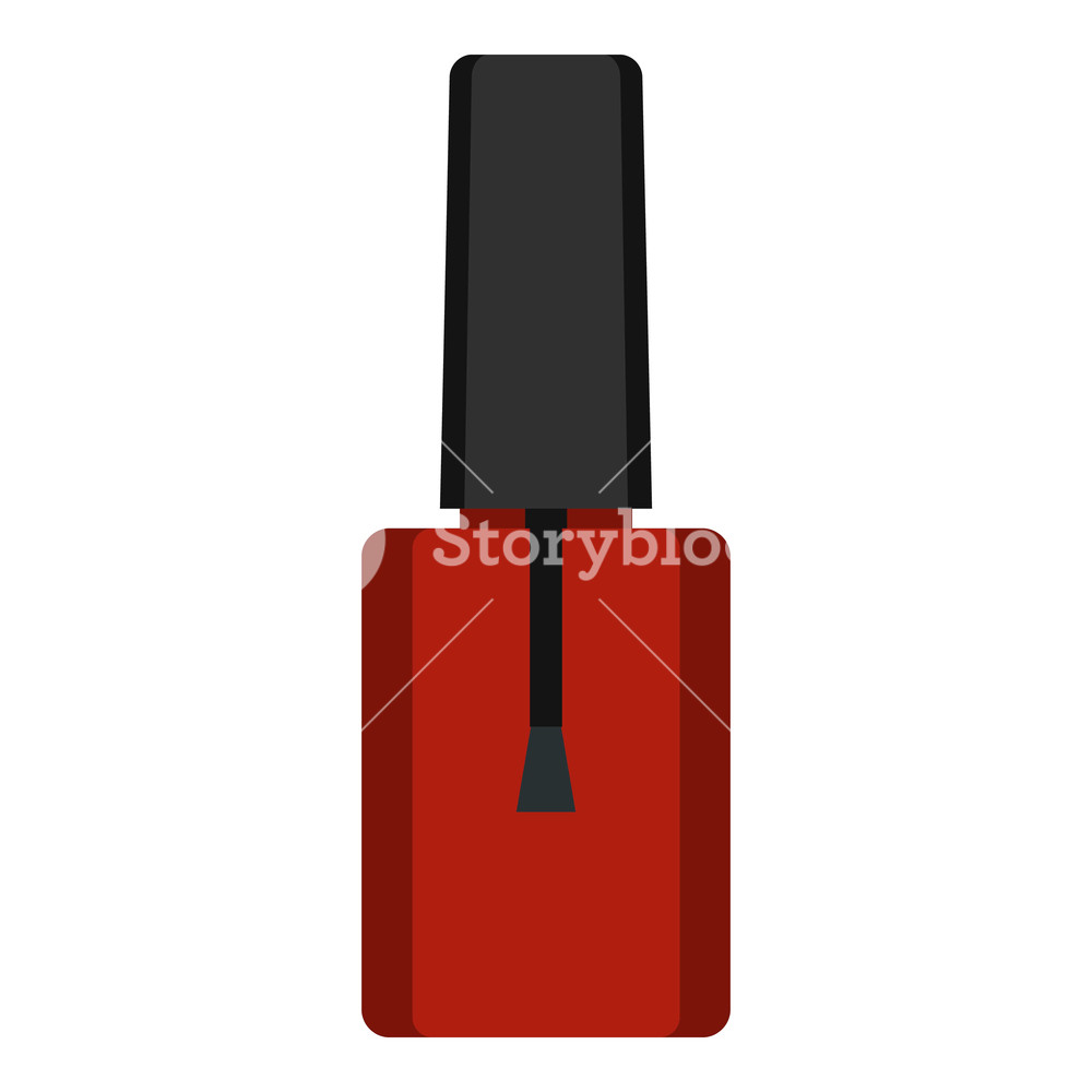 1000x1000 Nail Polish Icon Flat Illustration Of Nail Polish Vector Icon