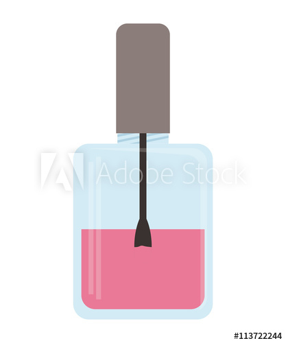 417x500 Make Up And Cosmetic Nail Polish Icon Vector Graphic