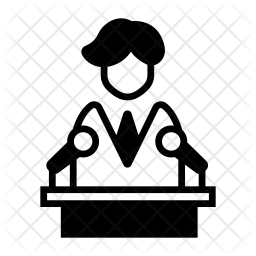 256x256 Politics Icon Of Glyph Style