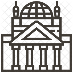 256x256 Politics Icon Of Line Style