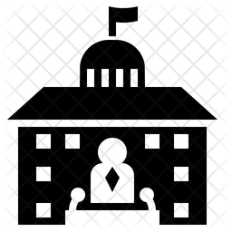 256x256 Political Icon Of Glyph Style