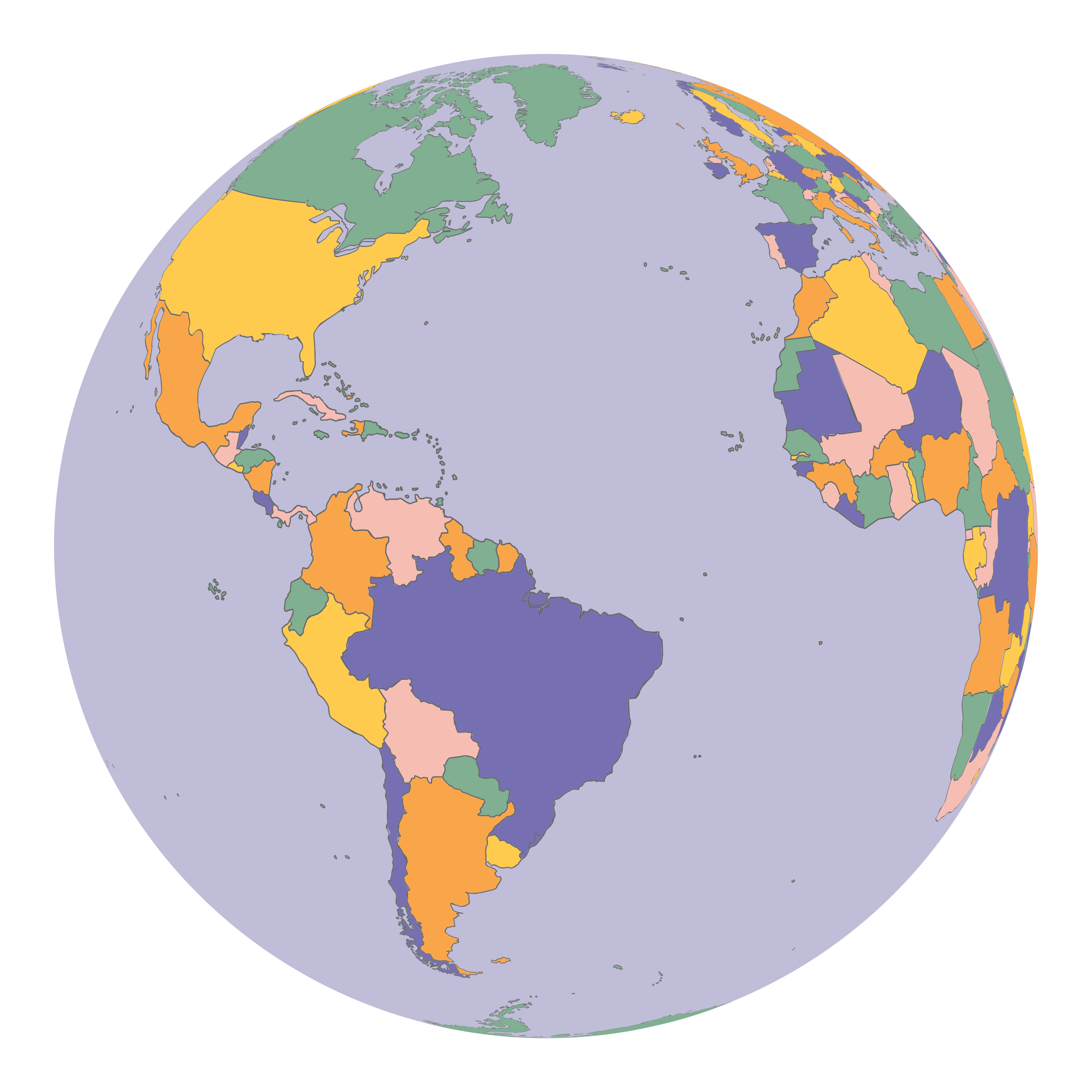 2400x2400 Political Map Earth Globe Icons Png