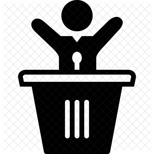 512x512 Speech Icon Of Glyph Style