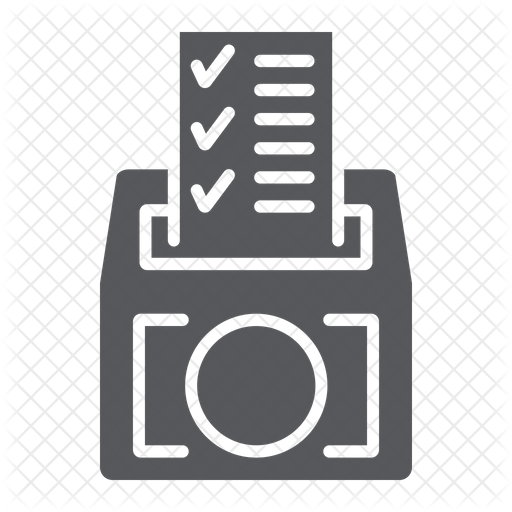 512x512 Poll Icon Of Glyph Style