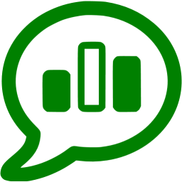 256x256 Green Poll Topic Icon