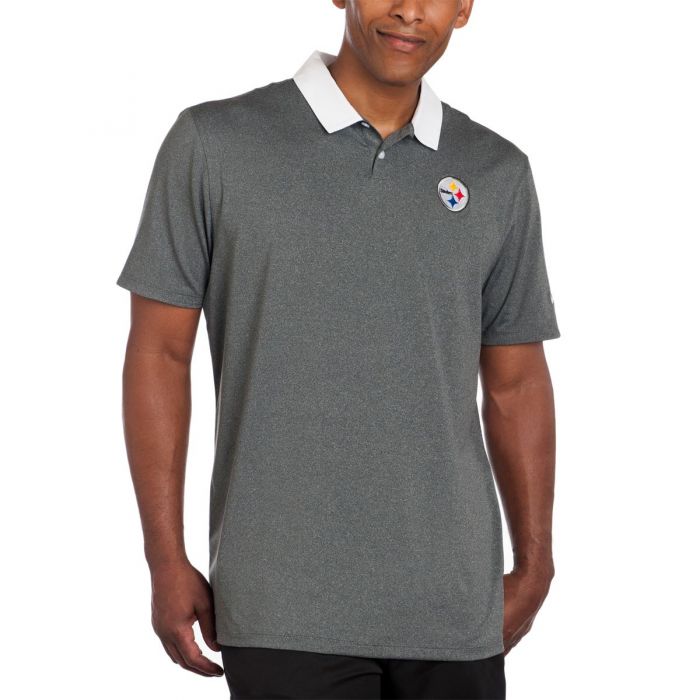 700x700 Pittsburgh Steelers Nike Golf Icon Heather Polo