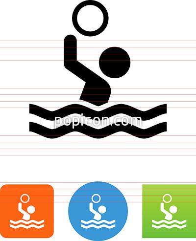 400x493 Water Polo Icon