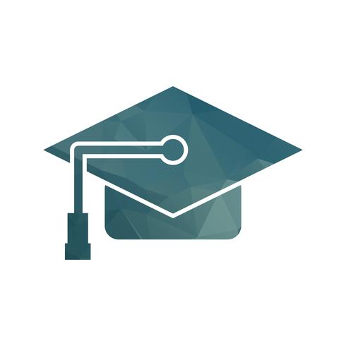 490x490 Graduation Cap Low Poly Icon