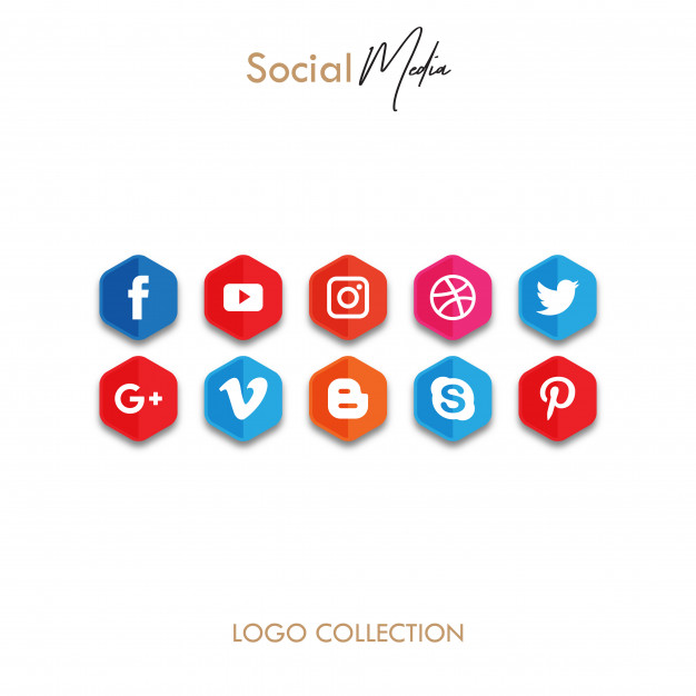626x626 Polygon Icon Of Popular Social Media Vector Premium Download