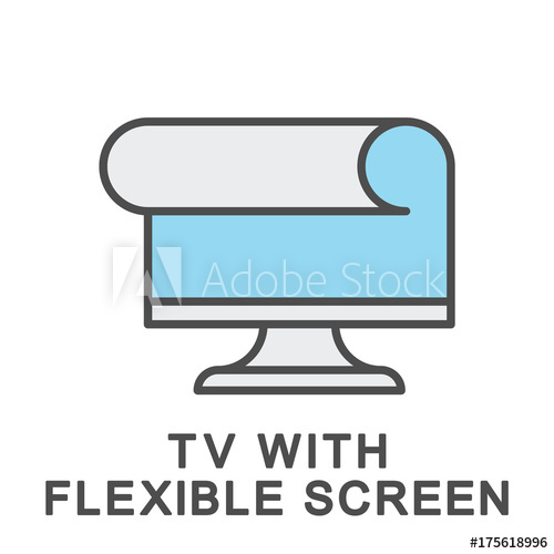 500x500 Icon Tv With Flexible Screen The Tv Based On Polymer Organic