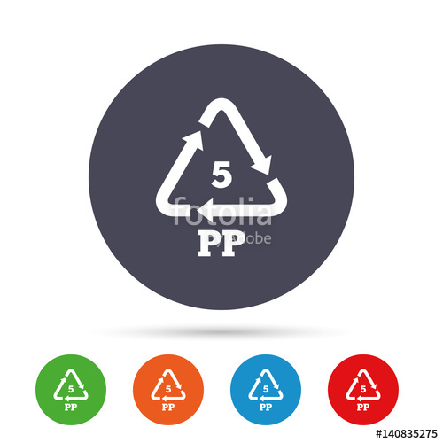 500x500 Pp Icon Polypropylene Thermoplastic Polymer Stock Image