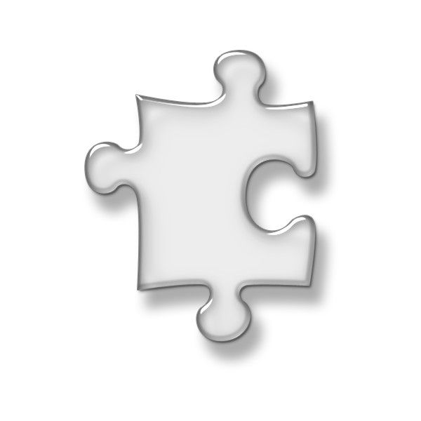 600x600 Vertical Puzzle Piece Icon